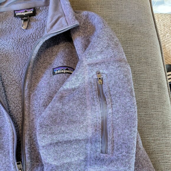 Patagonia Better Sweater Fleece Jacket, Women's full zip, Lupine (XL) - Picture 2 of 6